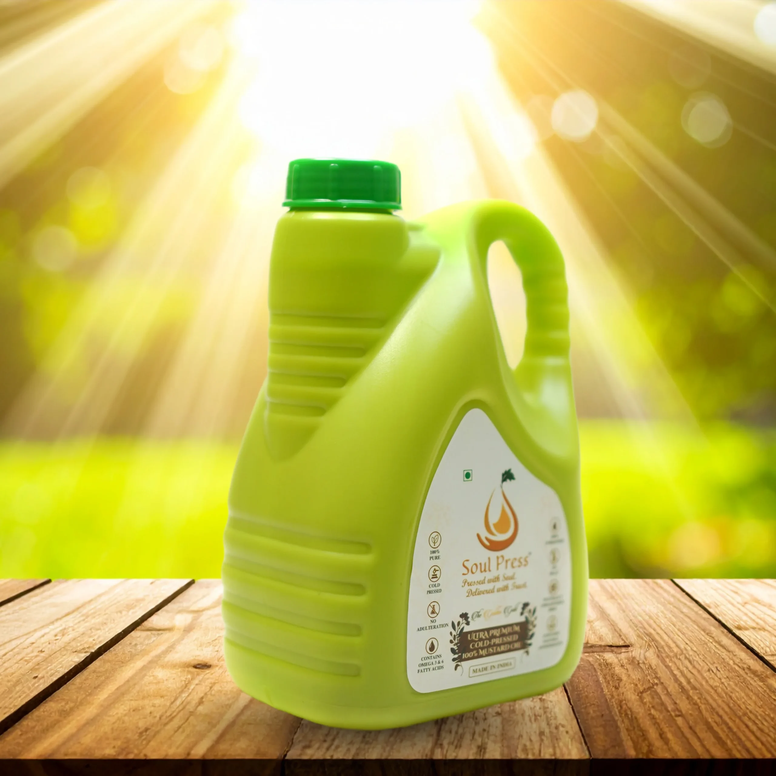 Cold Press yellow mustard oil 2 Ltr