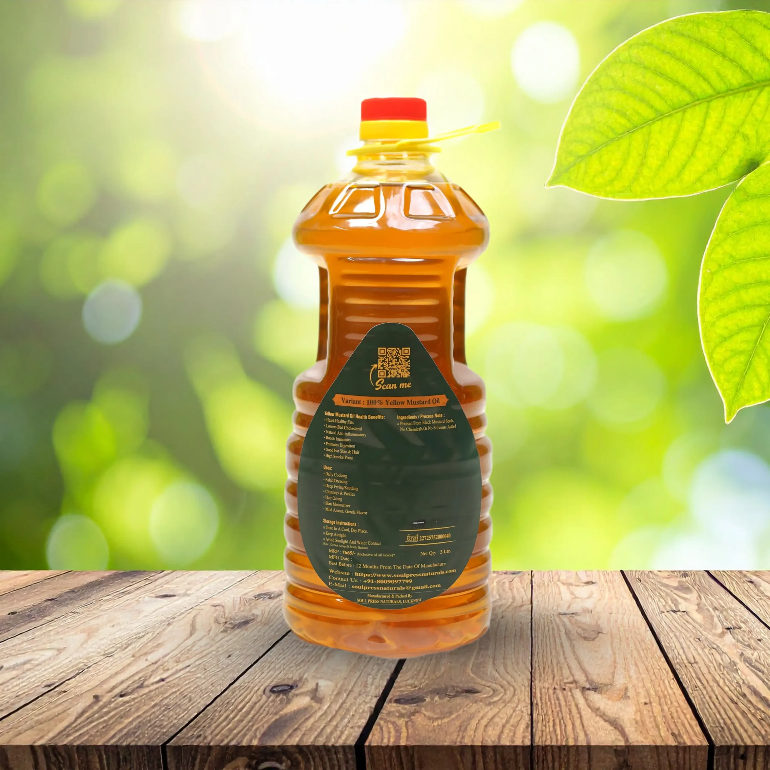 Traditional Yellow Mustard Oil 2 Ltr