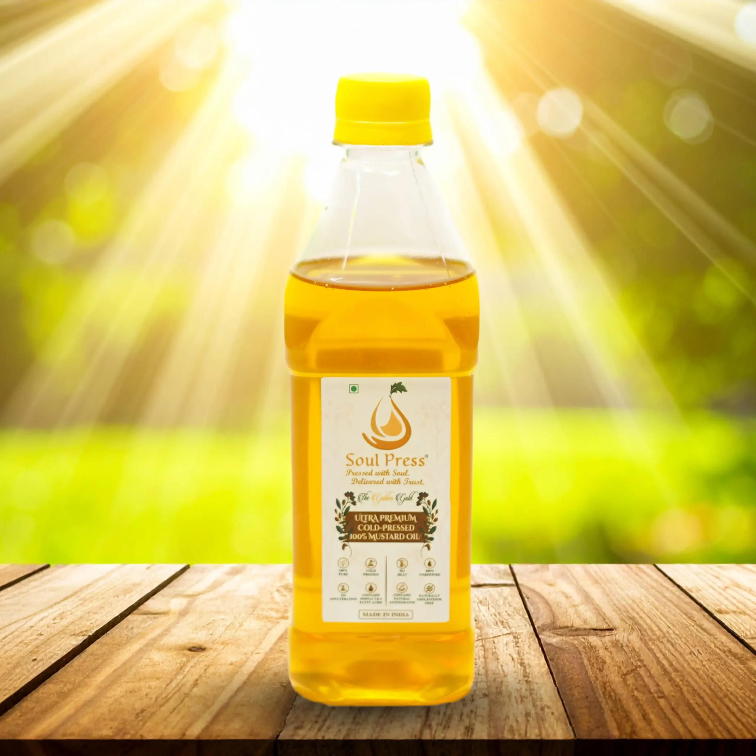 Cold Press yellow mustard oil 500 ml